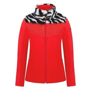 POIVRE BLANC Red Stretch Hybrid Fleece Jacket